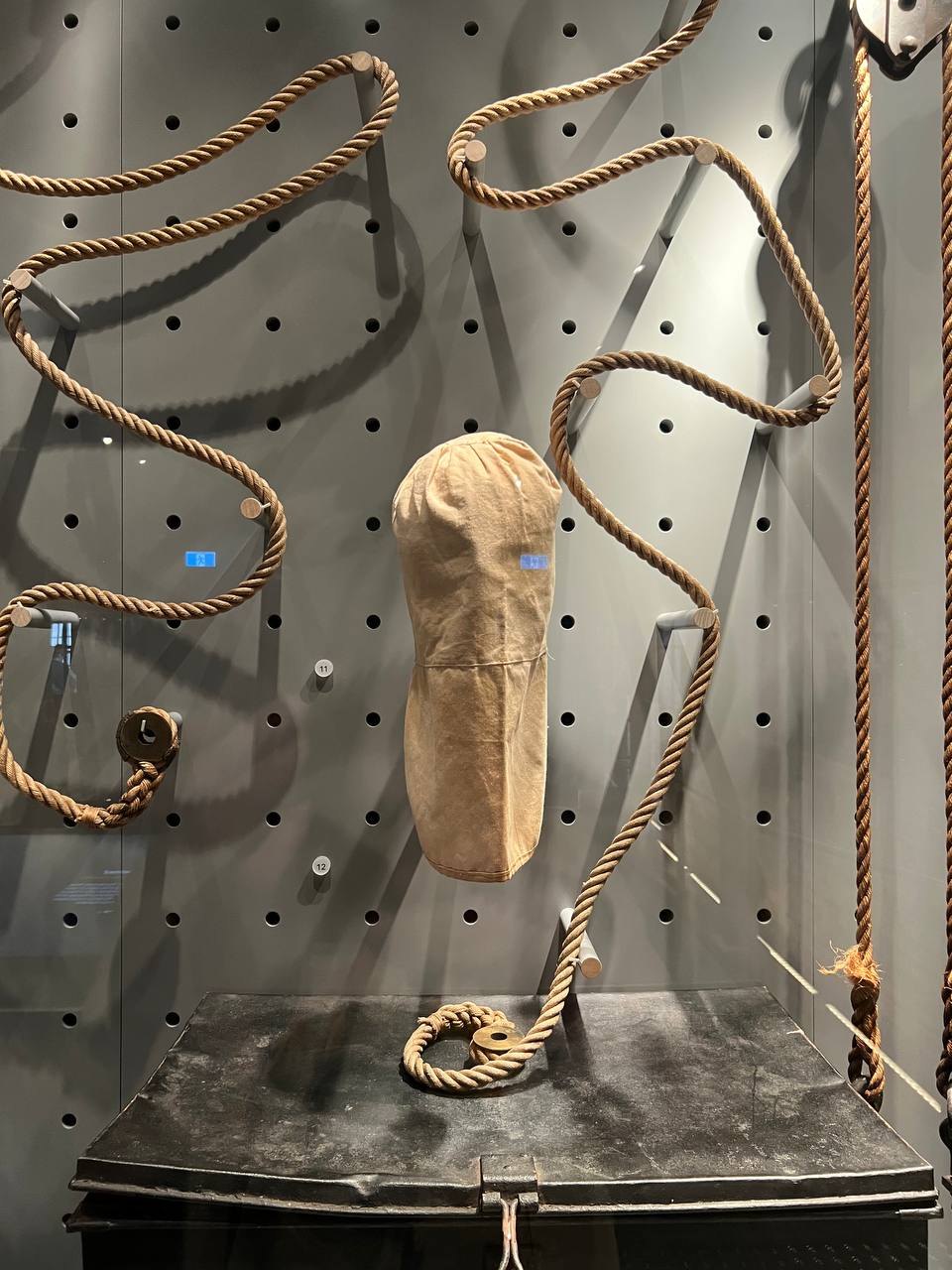 Ropework display in the Old Dubbo Gaol museum